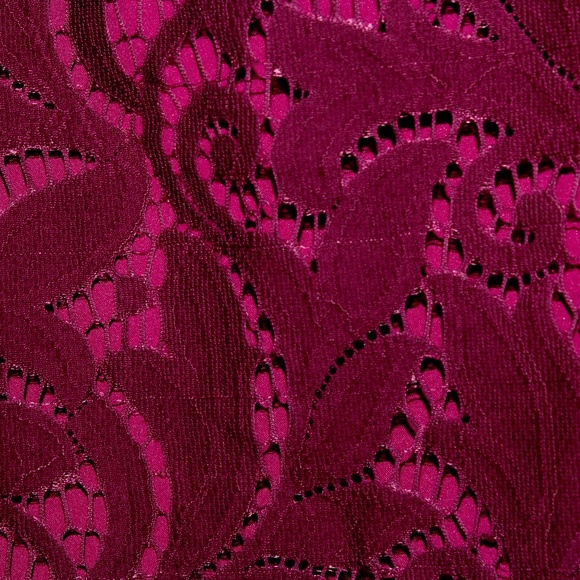 Cabi "Plumberry Frolic" Lace Overlay Skirt - Picture 7 of 12